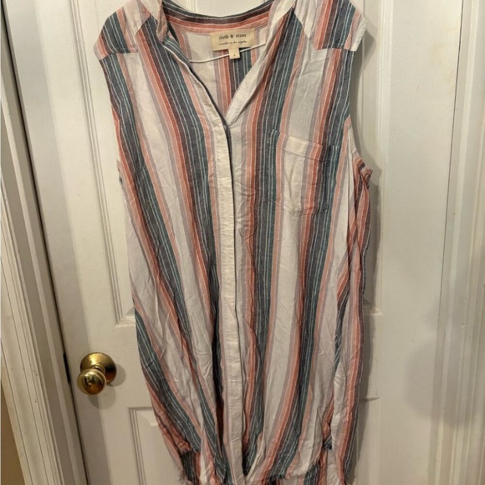 Cloth & Stone Multicolor Striped Top